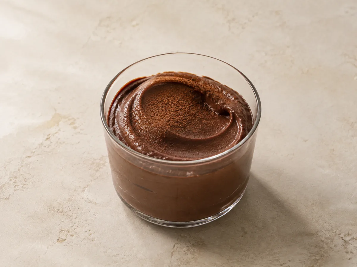 Bitter Çikolatalı Vegan Mousse
